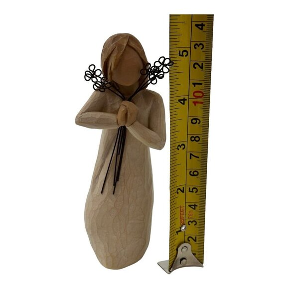 Willow Tree FRIENDSHIP 26155 Figurine Susan Lordi 5.5in Holding Flowers Gift VTG - Picture 8 of 8